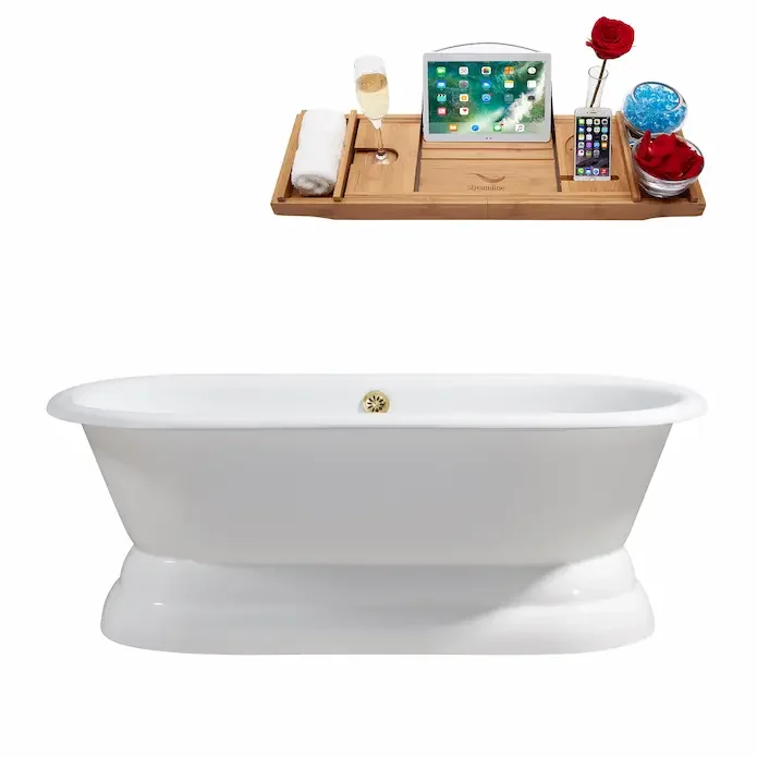cast iron bathtub