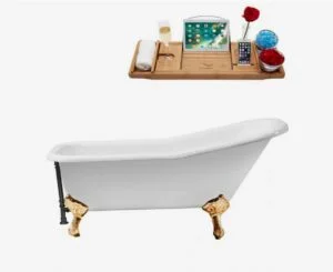 cast iron bathtub