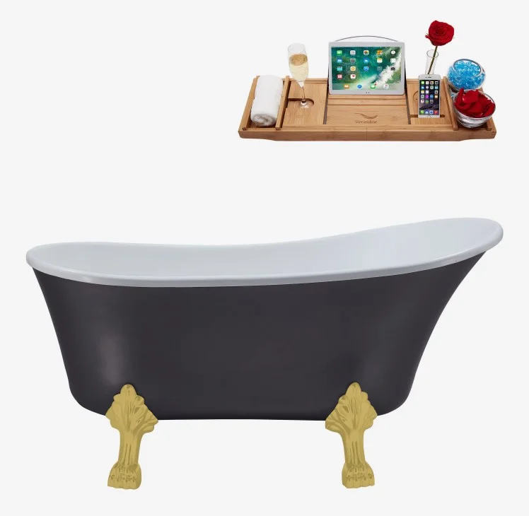 Acrylic Clawfoot Bathtubs for a Contemporary Bathroom