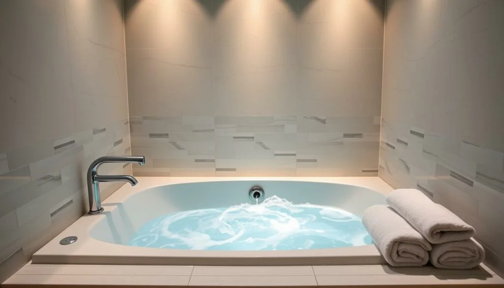 jetted alcove bathtub